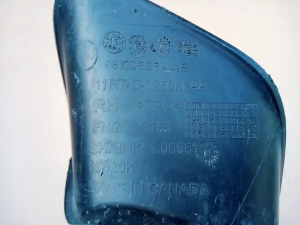 Griglia paraurti anteriore destra DODGE CARAVAN 2010- image 4