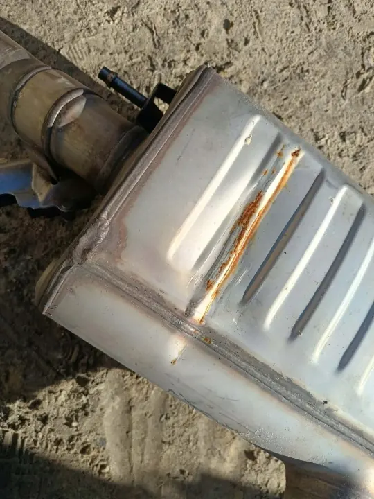 Porsche OE uitlaatdemper gebruikt OEM 4M4253611M image 4