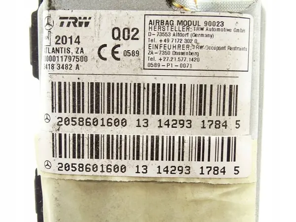 OEM 2058601600 Airbag Joelho Condutor Mercedes C 200 image 6