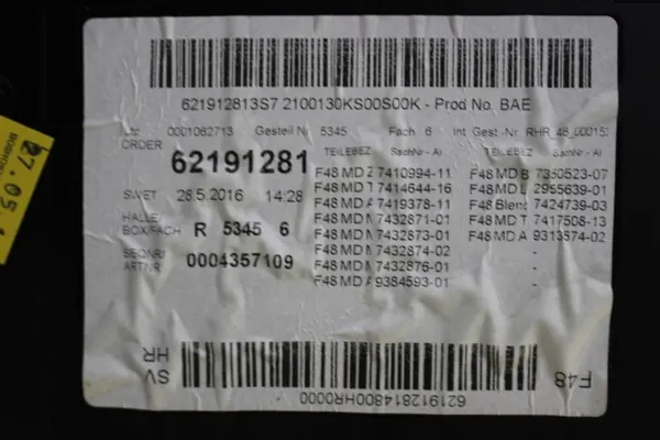 BMW X1 F48 Deurpaneel Rechts Achter Zwart Leer 51427438116 image 6