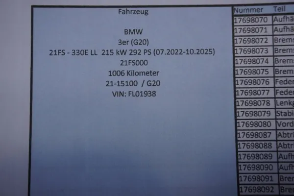 OEM 6882245 Takajarrupalat ja -levyt BMW G20/G21 image 6