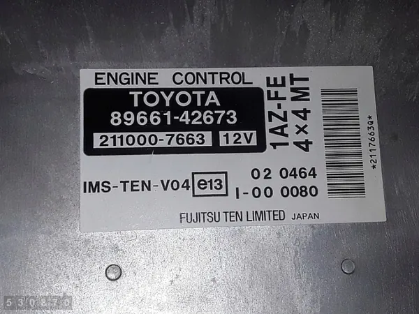 2001 Toyota RAV4 ECU 8966142673 Usado image 4