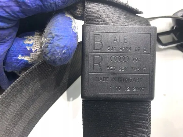Turvavyö etu-oikea OEM 8E0857706F Audi A4 B7 image 4