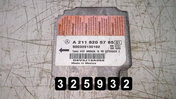 ECU Mercedes OEM AM-325932 pour Classe E 2003 W211 image 2