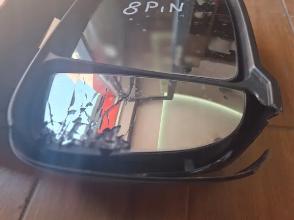 Oikea Manuaalinen Musta Pallopeili Fiat Ducatolle image 4