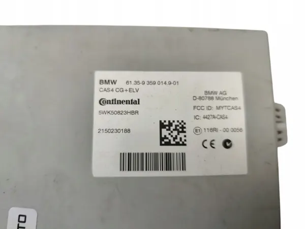 BMW CAS Steuermodul OEM 9359014 - Gebraucht image 4