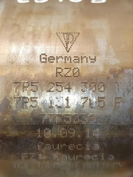 Porsche OE Katalysator 7P5254300T Begagnad image 9