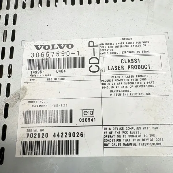 Radio navigaatiolla OEM 30657550 Volvo XC90:lle image 4