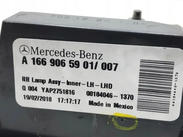 Luz interior trasera izquierda Mercedes GLE 2015-2018 A1669065901 image 4