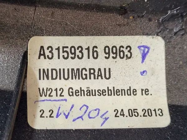 Mercedes-Benz Spegeldel Höger sida OEM A3159430 image 10