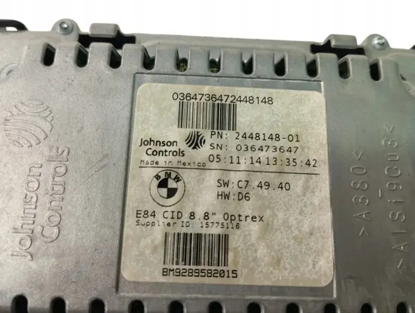 Écran de navigation BMW X1 E84 OEM 2448148 Occasion image 6