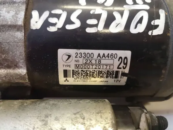 Motor de arranque SUBARU LEGACY IV 2.5L gasolina M000T20171 image 2