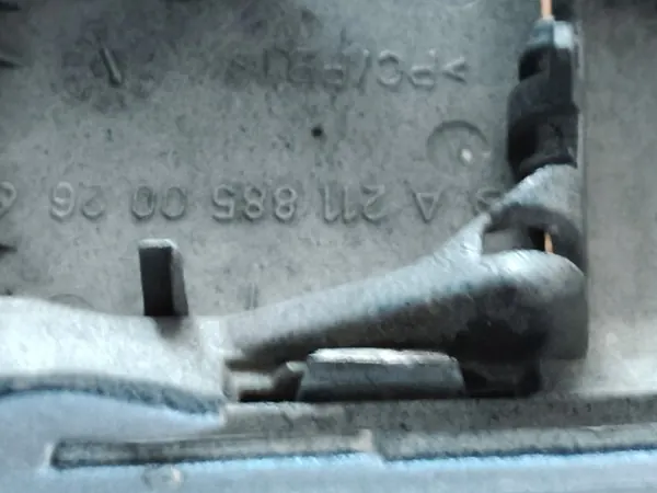 MERCEDES CLASSE E W 211 LISTELLO PARAURTI ANTERIORE DESTRO CROMO A2118801012 image 10