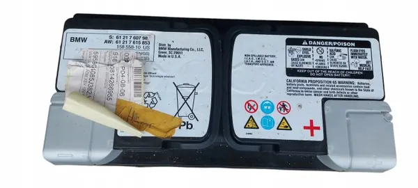 Batterie AGM BMW OEM 7607983 92Ah 900A Occasion image 3