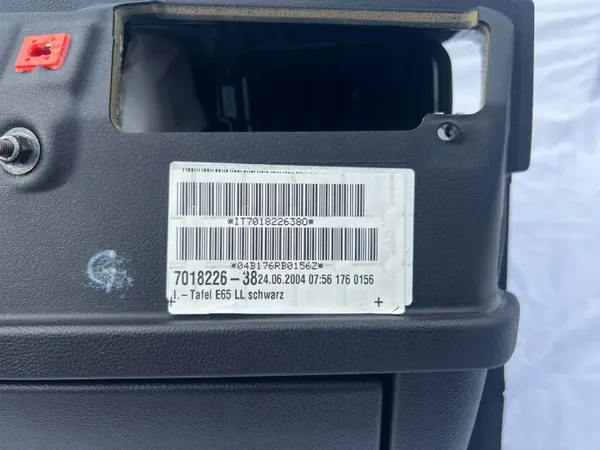 BMW E65 Dashboardconsole OEM 51457145820 Zwart image 4