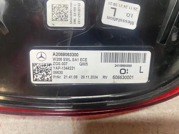 A2069063300 Mercedes A206 Linker LED Achterlicht OEM image 9