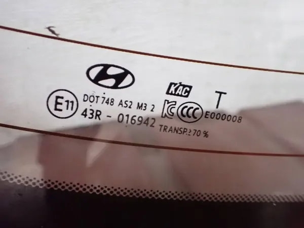 Vitre arrière OEM BTU1662 pour Hyundai Elantra VII image 8