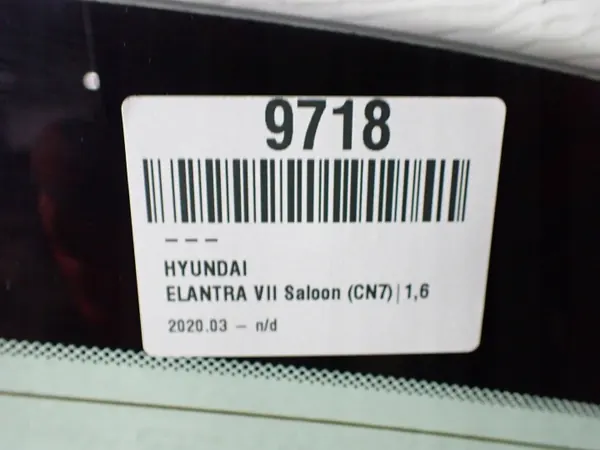 Vitre arrière OEM BTU1662 pour Hyundai Elantra VII image 9