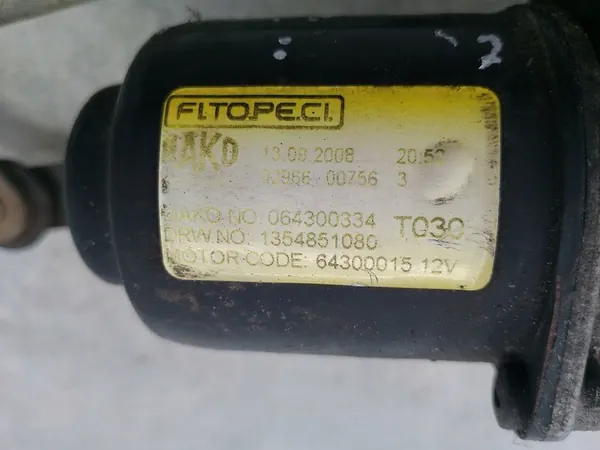 Tuulilasinpyyhkijän mekanismi Citroen Nemo 064300334 image 2