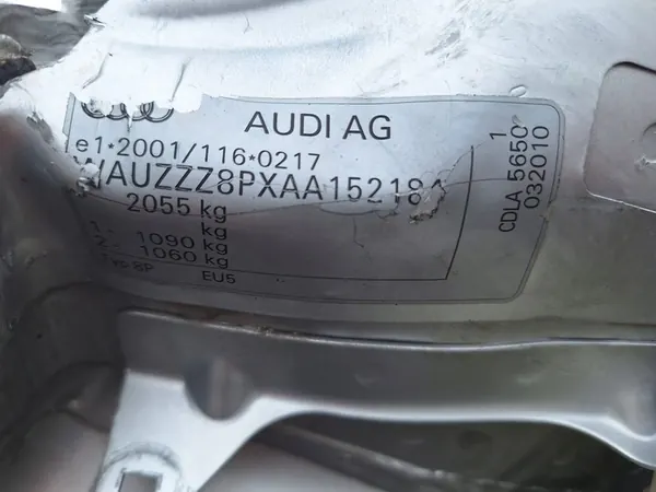 AUDI S3 A3 8P 8PA LIFT 2008-10 VASEN PEILI ALUMIINI 10-PIN image 6