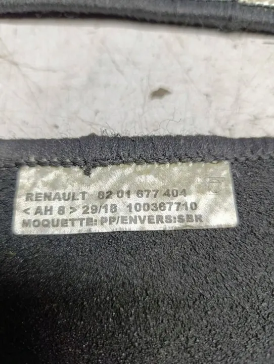 Renault Captur I 13-19 Matta set OEM 8201677404S5 image 6