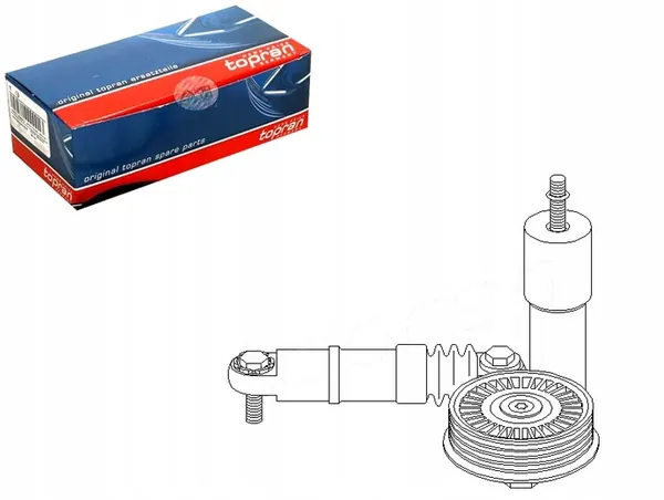 Topran 109 150 V-ribbad remskåpa image 4