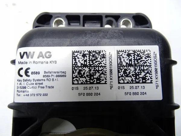 OEM 5F0880204 Passagerarairbag för Seat Leon III image 6