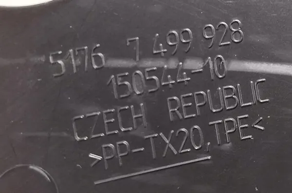 BMW 3 G20 G21 Couvercle de phare droit 7499928 image 3