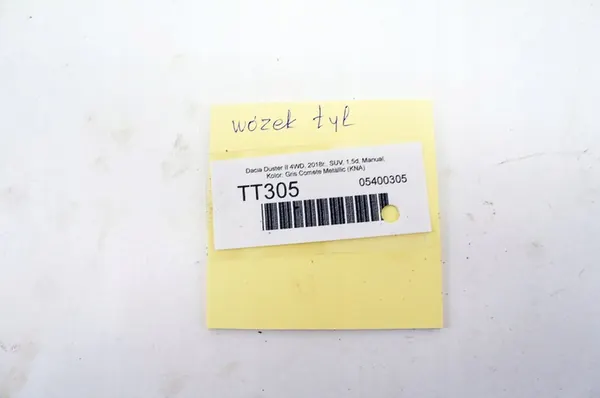 TT305 Dacia Duster II 4WD Slitta Posteriore 554030064R image 5