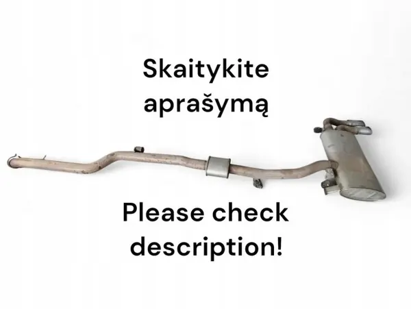 BMW OE Ljuddämpare OEM 7606412 för X3 F25 3.0L image 2