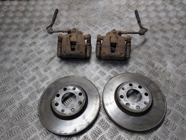 Discos + Pastilhas + Pinças Travão Dianteiro Opel Corsa D image 2
