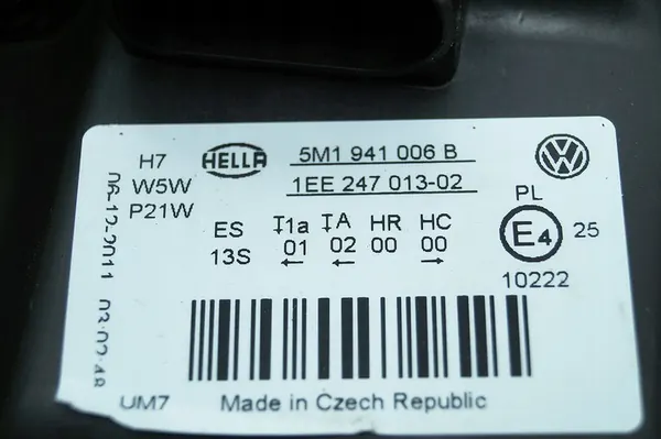 Farol dianteiro direito VW Golf Plus 5M1 image 7