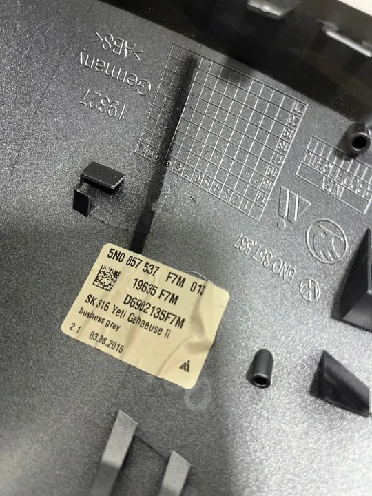 Vasen Peilin Kotelot Skoda Yeti Business GREY 5N00857537 image 6