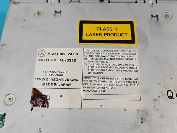 Changer CD Mercedes OEM A2118202489 - Occasion image 7