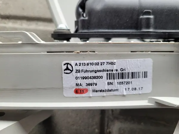 Mecanismo Estore Traseiro Esquerdo OEM Mercedes E W213 image 4