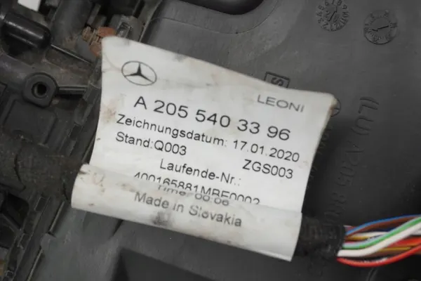 OEM A2428170720 virtajohto Mercedes C-luokan autoon image 8