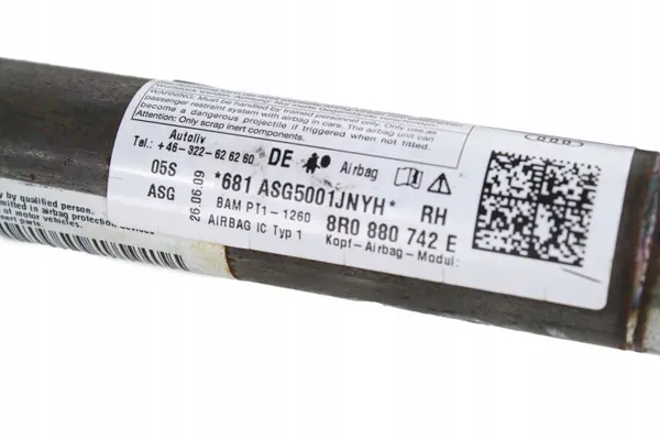 Höger luftgardin OEM 8R0880742E för Audi Q5 8R image 3