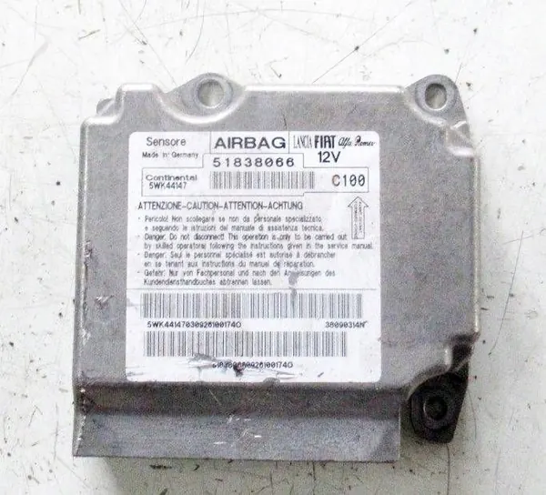 FIAT GRANDE PUNTO AIRBAG OHJAUSYKSIKKÖ 51838066 image 2