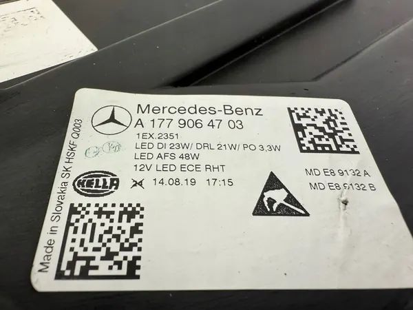 Mercedes A-Klasse W177 Linker Voor Full LED Lamp A1779064703 image 5