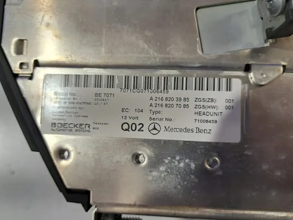 CD-wisselaar OEM A2168203985 voor Mercedes-Benz S-Klasse image 6