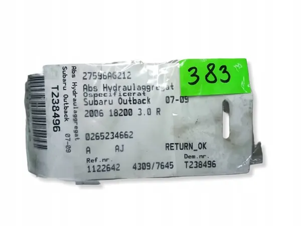 Subaru ABS-Bremsenpumpe OEM 27536AG211 - Gebraucht image 7