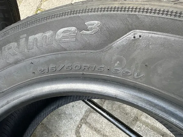 Hankook Ventus Prime3 K125 215/60R16 99V XL Däck image 7
