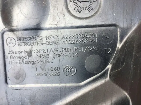 Parede Mercedes Classe S OEM A2224300529 Usado image 4