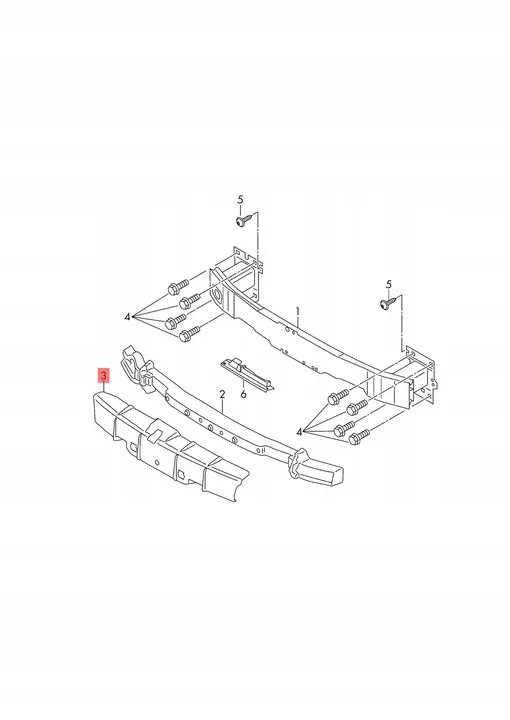 AUDI A3 8V Etupalkin Suojus image 2