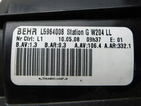 Motor do Ventilador L5964008 - Mercedes Classe C W204 07-11 image 4