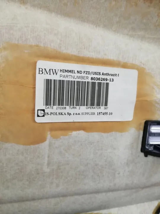 BMW E91 Dachhimmel Schwarz M-Paket Komplett image 7