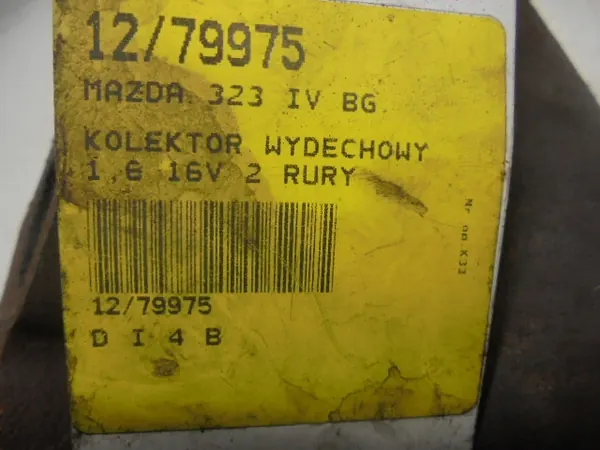 Uitlaatspruitstuk Mazda 323 BG OEM B61K 1.6 16V image 4