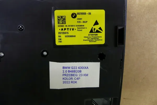 OEM 6829008 BMW 4 G22 M-Package Luz Interior Cabina image 8