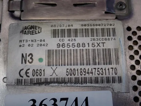 Rádio CD Citroen C4 I 04- OEM 96558815XT image 7