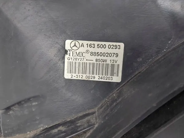 Kylarrub A1635000293 Mercedes ML W163 2.7 CDI image 4